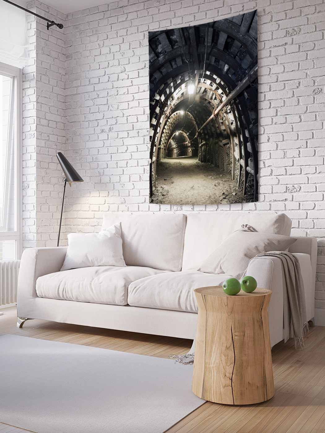 

Вертикальное фотопанно на стену JoyArty Длинная шахта 150x200 см, Длинная шахта