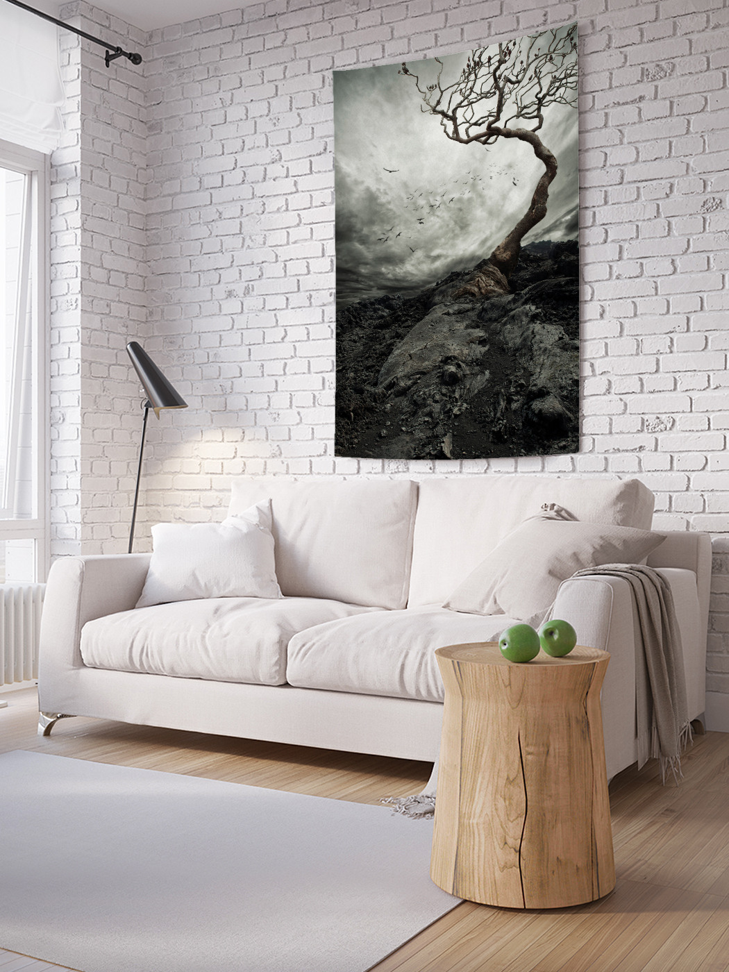 

Вертикальное фотопанно на стену JoyArty Горное дерево 150x200 см, Горное дерево