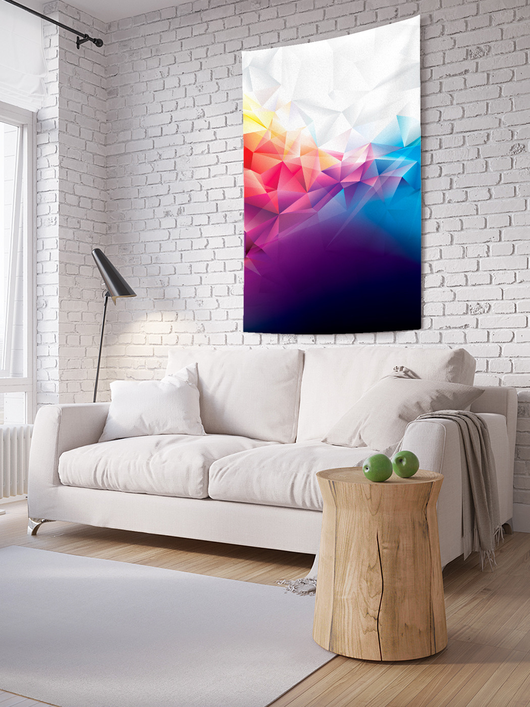 

Вертикальное фотопанно на стену JoyArty Радужная абстракция 150x200 см, Радужная абстракция