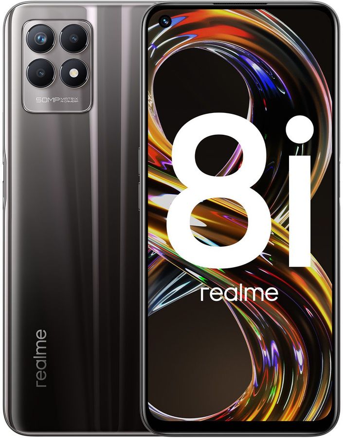 

Смартфон REALME 8i 4/64Gb, черный