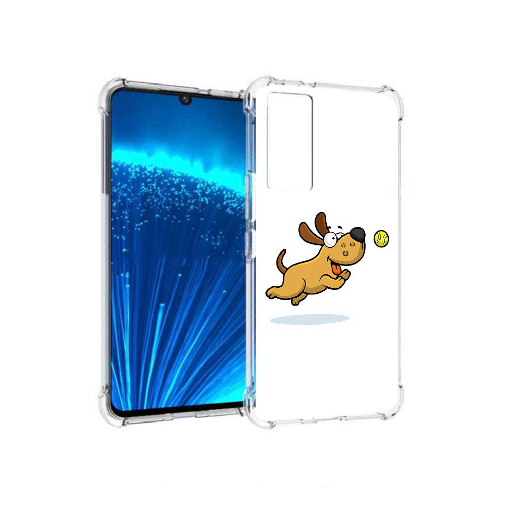 

Чехол MyPads Tocco для Vivo V21E пёсик (PT226954.394.563), Прозрачный, Tocco