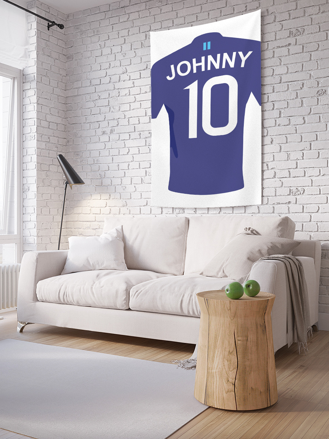 фото Вертикальное фотопанно на стену joyarty "футболка джонни 10", 150x200 см