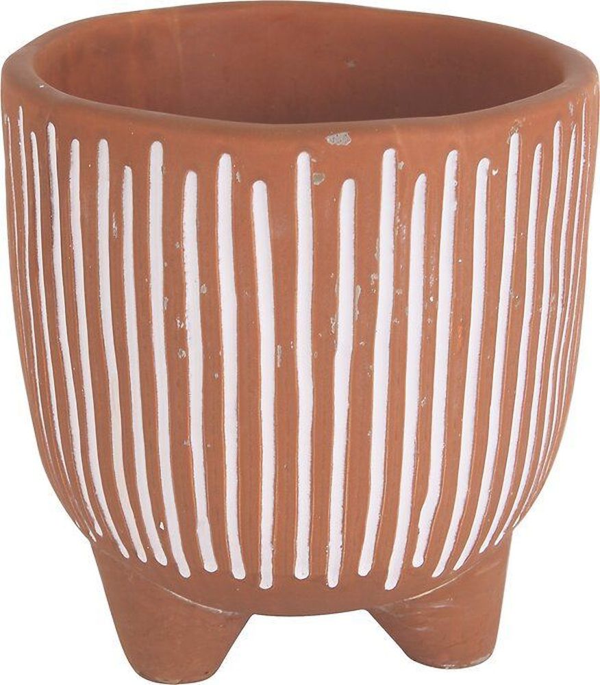 

Горшок цемент бежевый/белый D15 H16 см