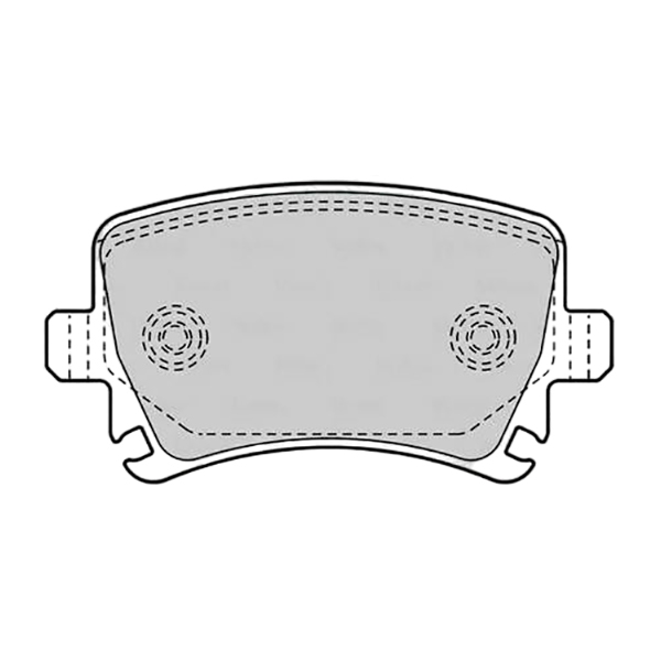 

Тормозные колодки Valeo задние дисковые 301752