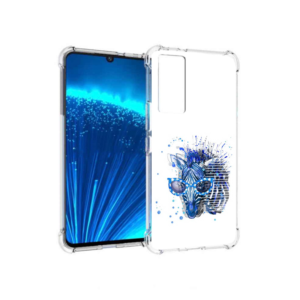 

Чехол MyPads Tocco для Vivo V21E расплывчатая зебра (PT226954.394.577), Прозрачный, Tocco