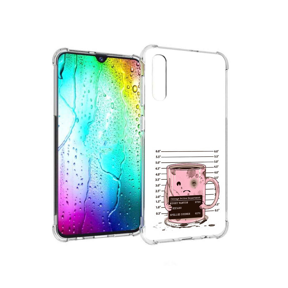 

Чехол MyPads Tocco для Samsung Galaxy A30s кружка (PT226907.519.420), Прозрачный, Tocco