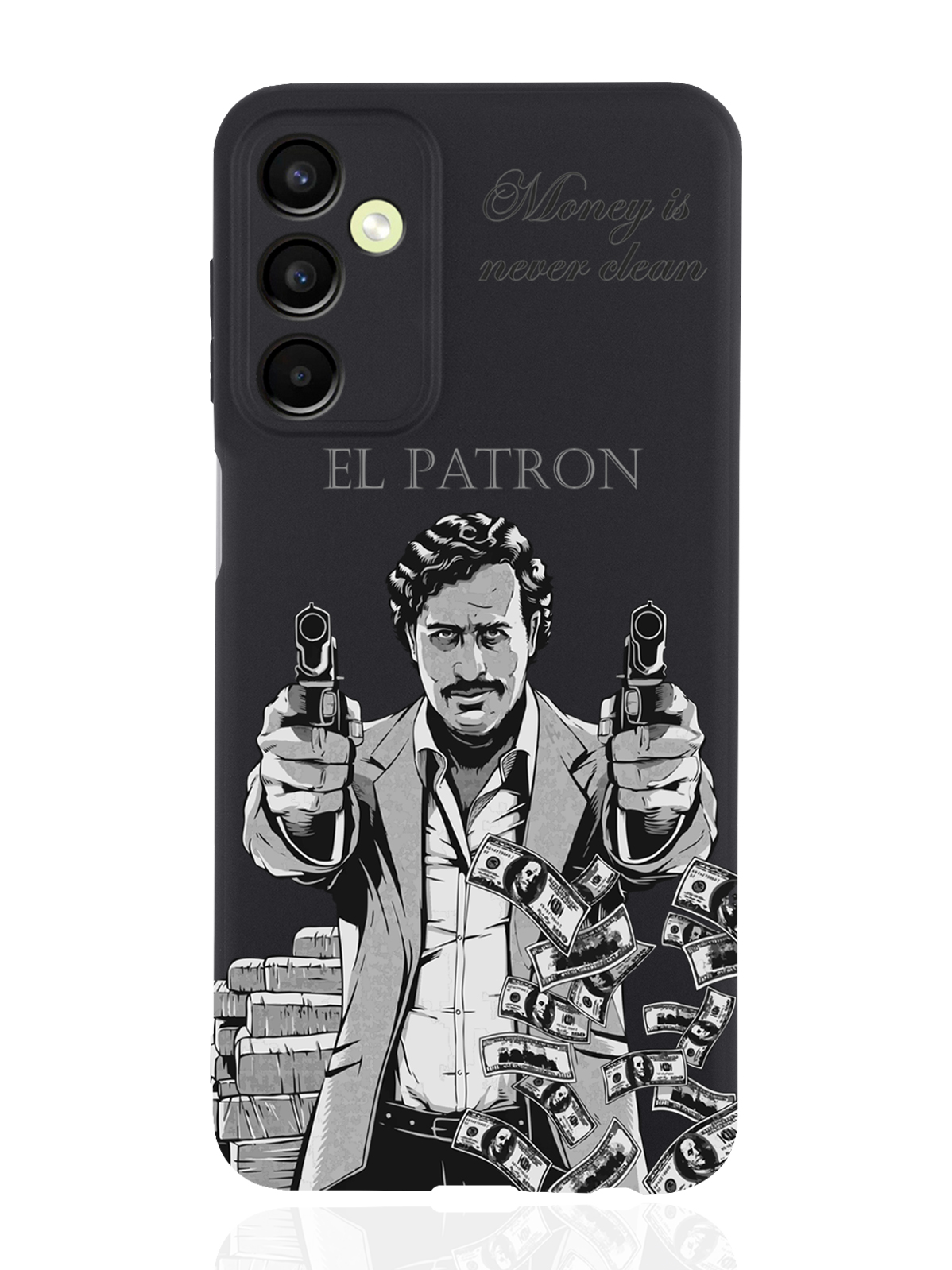 

Чехол MustHaveCase для Samsung Galaxy A24 Пабло Эскобар черный, Серый;черный