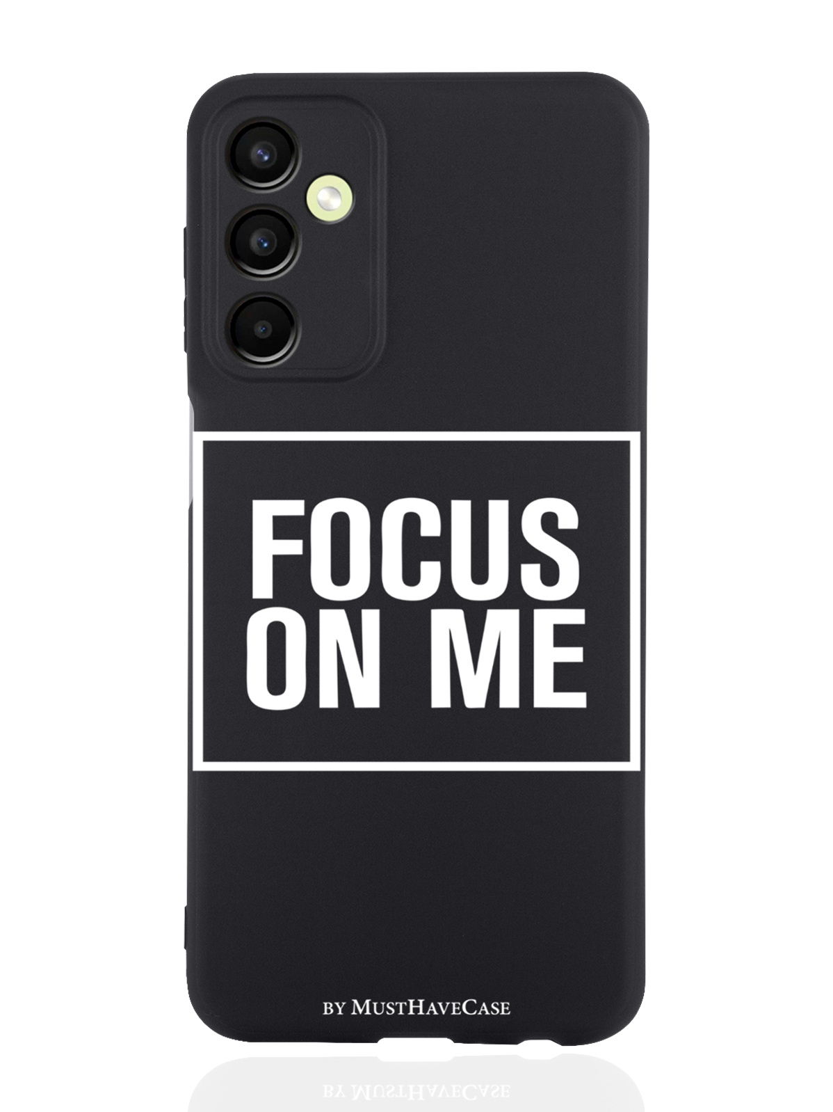 

Чехол MustHaveCase для Samsung Galaxy A24 Focus on me черный, Черный;белый