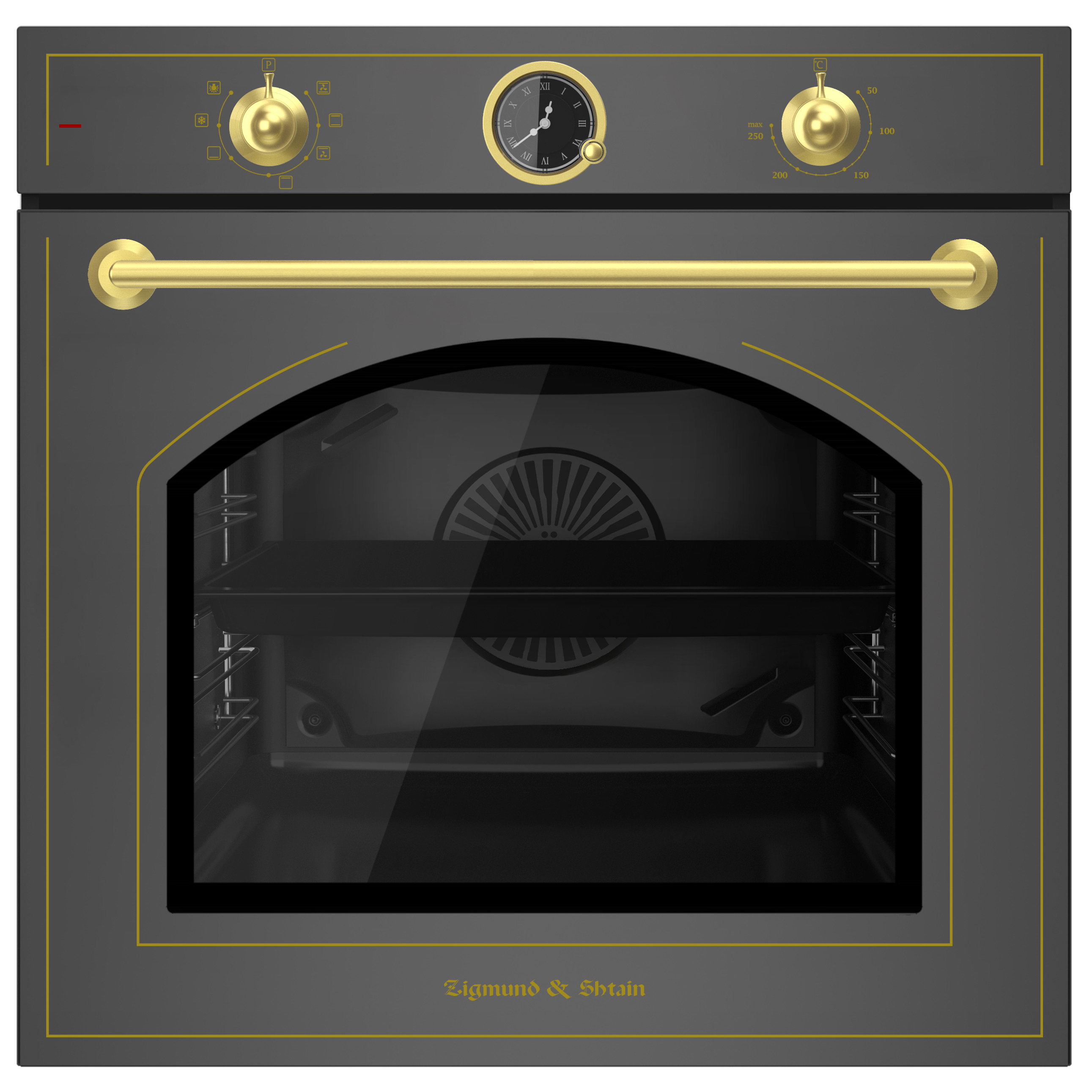 Встраиваемый электрический духовой шкаф Zigmund & Shtain E 166 B черный чайник электрический kitfort kt 6102 1 чёрный с серебром