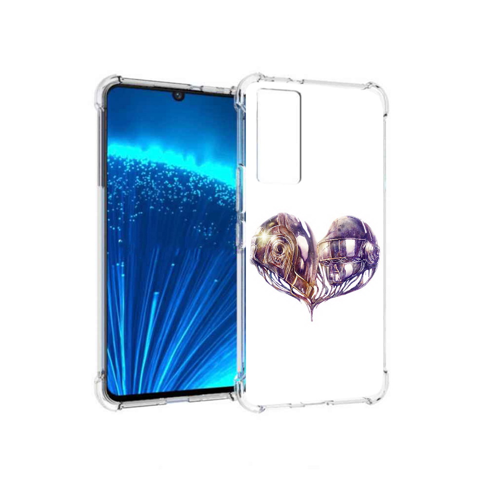 

Чехол MyPads Tocco для Vivo V21E сердце абстракция (PT226954.394.596), Прозрачный, Tocco
