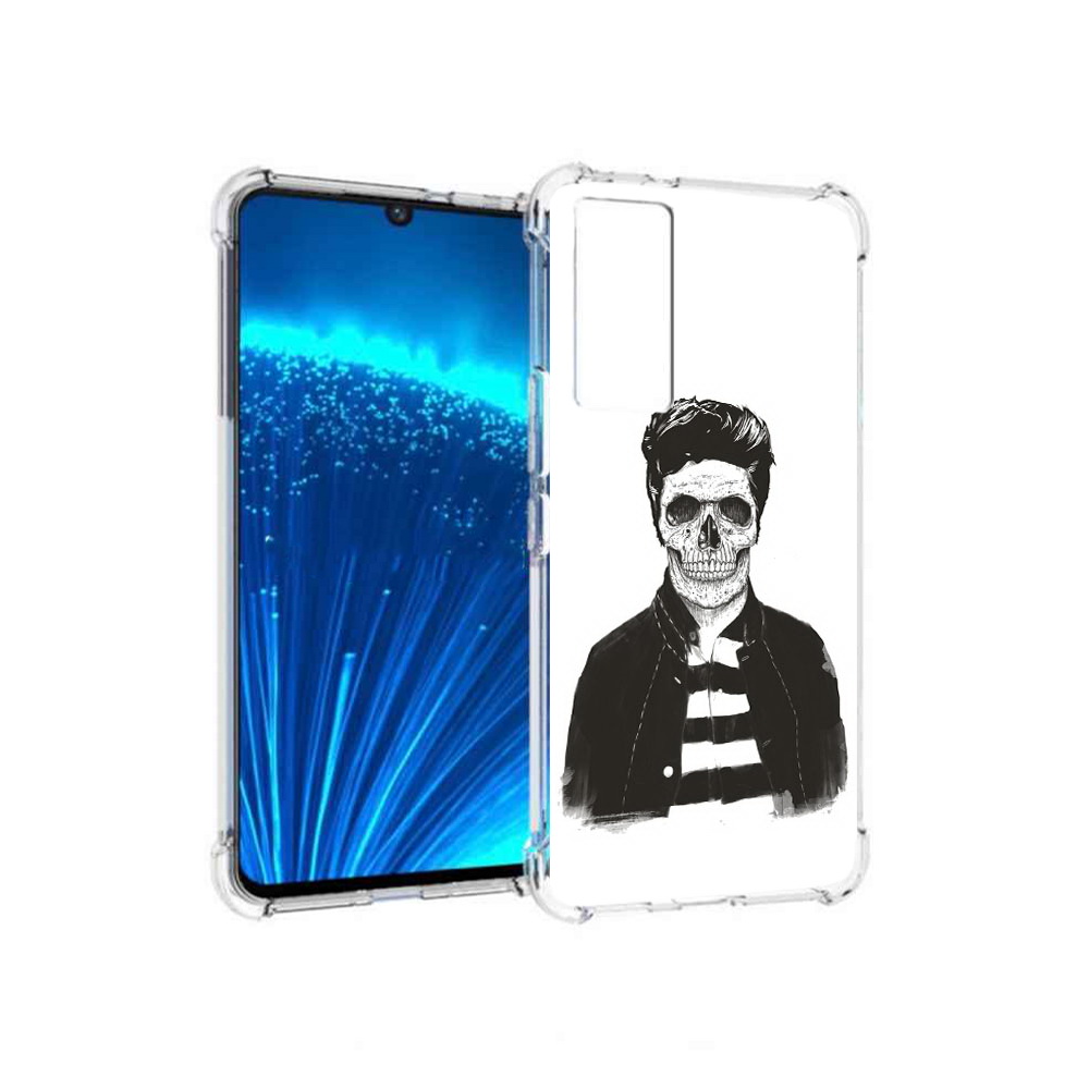 

Чехол MyPads Tocco для Vivo V21E скелет (PT226954.394.604), Прозрачный, Tocco