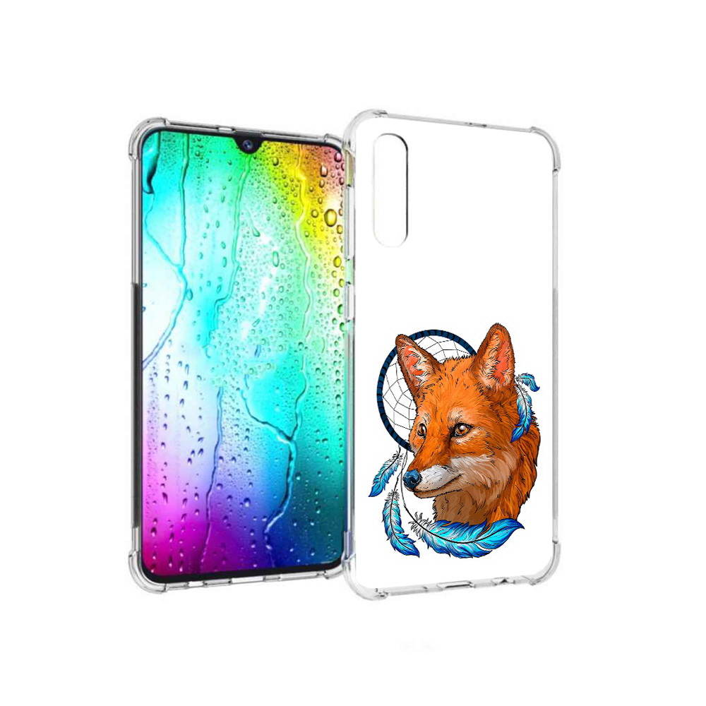 

Чехол MyPads Tocco для Samsung Galaxy A30s лиса и ловец снов (PT226907.519.438), Прозрачный, Tocco