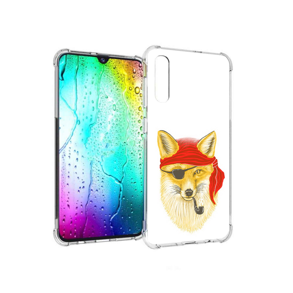 

Чехол MyPads Tocco для Samsung Galaxy A30s лиса-пират (PT226907.519.440), Прозрачный, Tocco