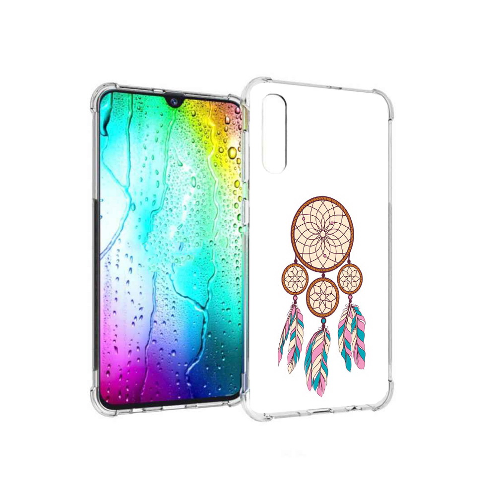 

Чехол MyPads Tocco для Samsung Galaxy A30s ловец снов бежевый (PT226907.519.442), Прозрачный, Tocco