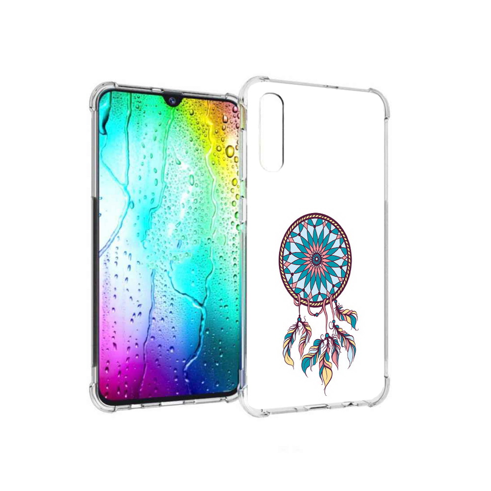 

Чехол MyPads Tocco для Samsung Galaxy A30s ловец снов синий (PT226907.519.443), Прозрачный, Tocco