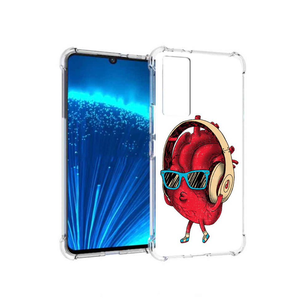 

Чехол MyPads Tocco для Vivo V21E слушай сердце (PT226954.394.609), Прозрачный, Tocco