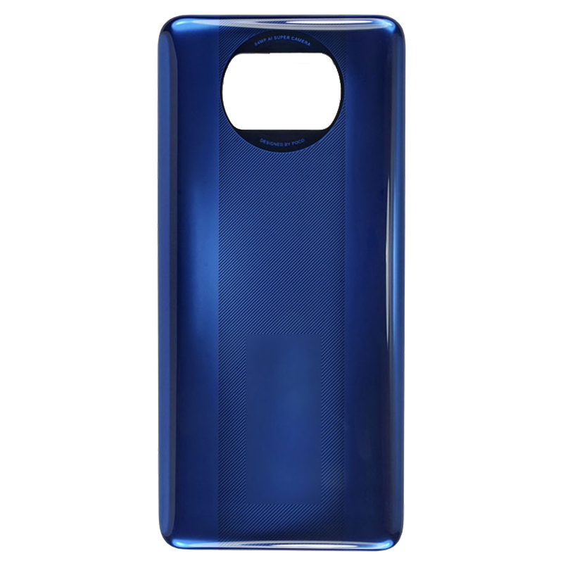 

Задняя крышка BaseMarket для Xiaomi Poco X3 NFC (синяя)