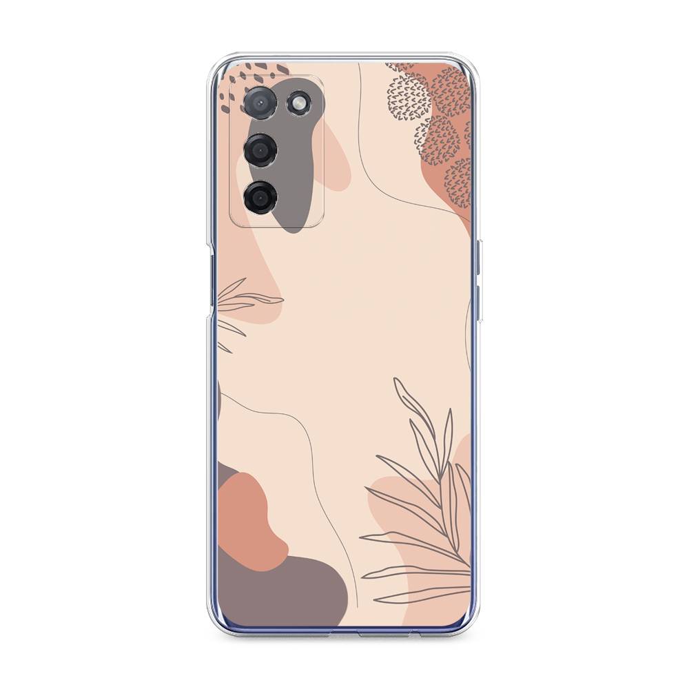 

Чехол на Oppo A55 5G "Нюдовые тона", Коричневый;серый, 256250-4