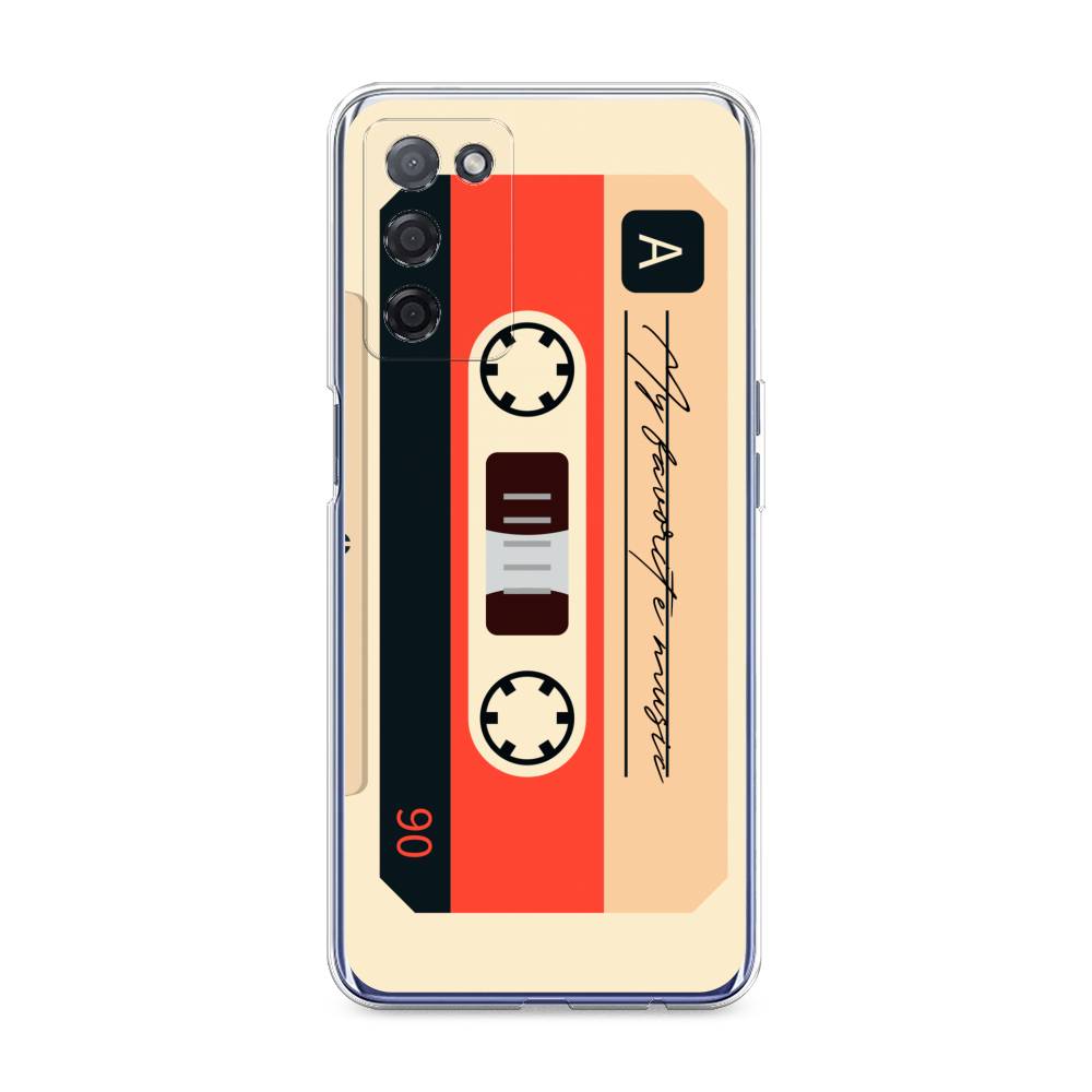 

Чехол на Oppo A55 5G "Бежевая кассета", Черный;красный;бежевый, 256250-6