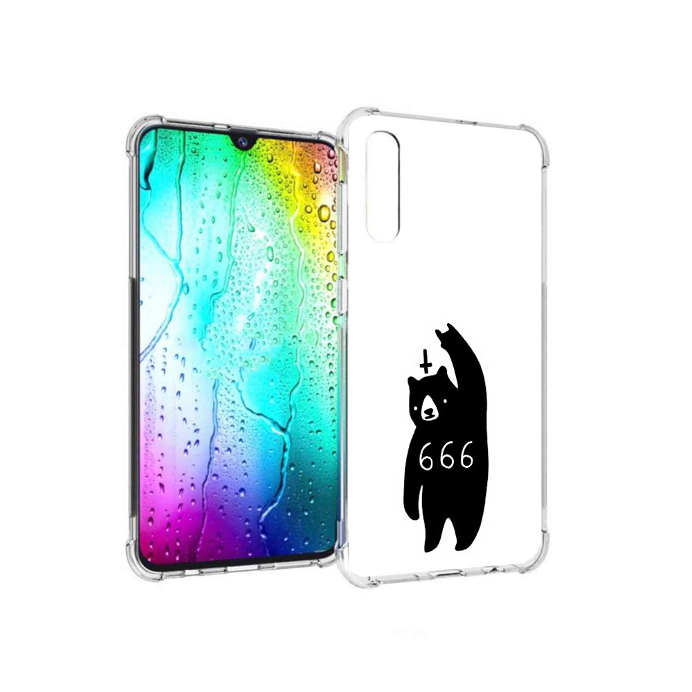 

Чехол MyPads Tocco для Samsung Galaxy A30s медведь 666 (PT226907.519.462), Прозрачный, Tocco