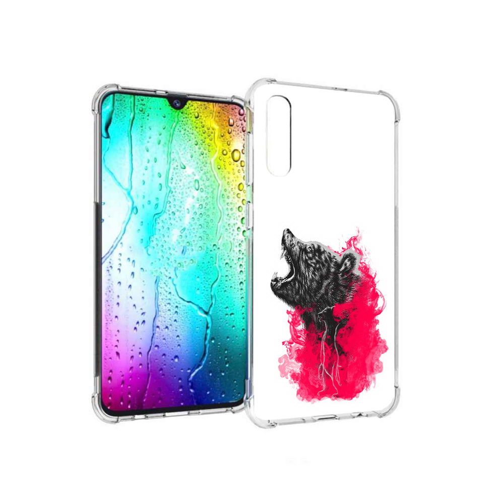 

Чехол MyPads Tocco для Samsung Galaxy A30s медведь в дымке (PT226907.519.463), Прозрачный, Tocco