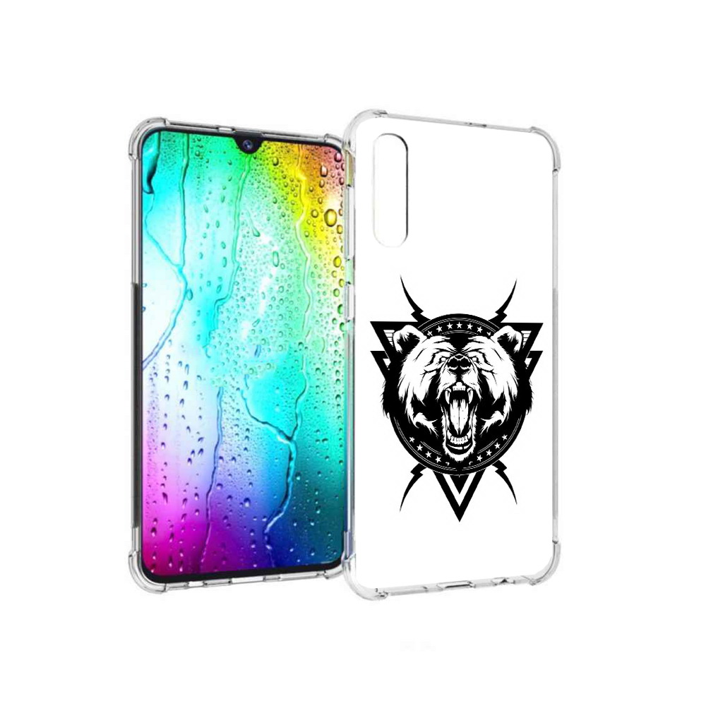 Чехол MyPads Tocco для Samsung Galaxy A30s медведь в треугольнике (PT226907.519.464)