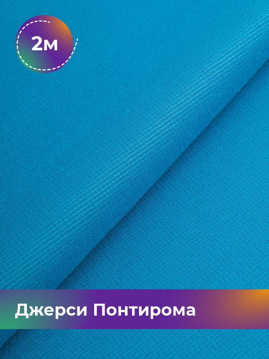 

Ткань Джерси Понтирома Shilla, отрез 2 м * 150 см голубой 2_9707.062, 9008733