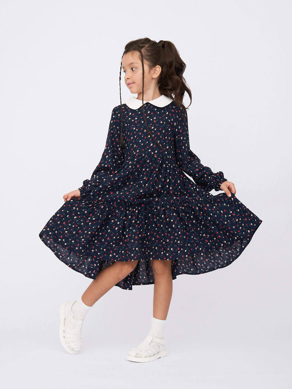 

Платье детское Prime Baby PPP01704FLW05, синий, 98, PPP01704FLW05
