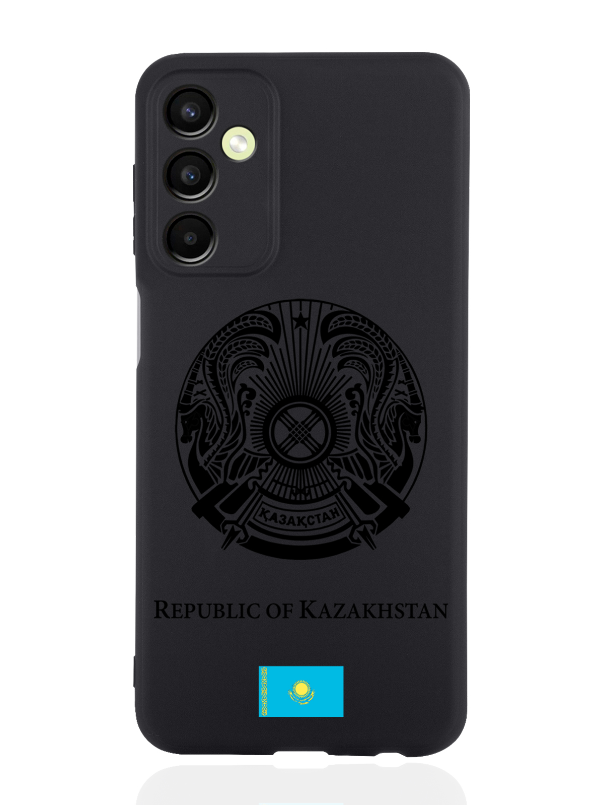 

Чехол SignumCase для Samsung Galaxy A24 Черный лаковый Герб Казахстана черный