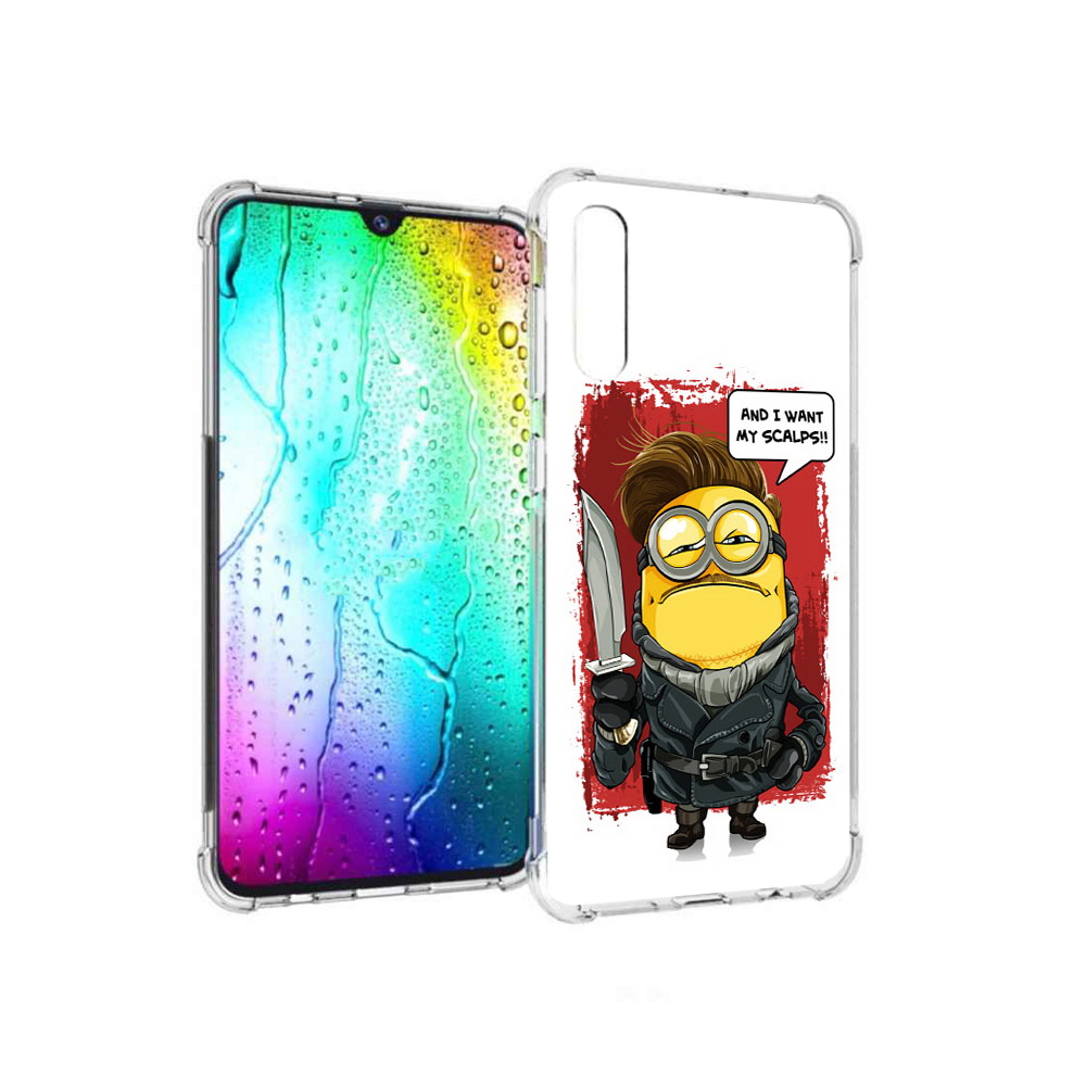 

Чехол MyPads Tocco для Samsung Galaxy A30s миньон убийца (PT226907.519.477), Прозрачный, Tocco