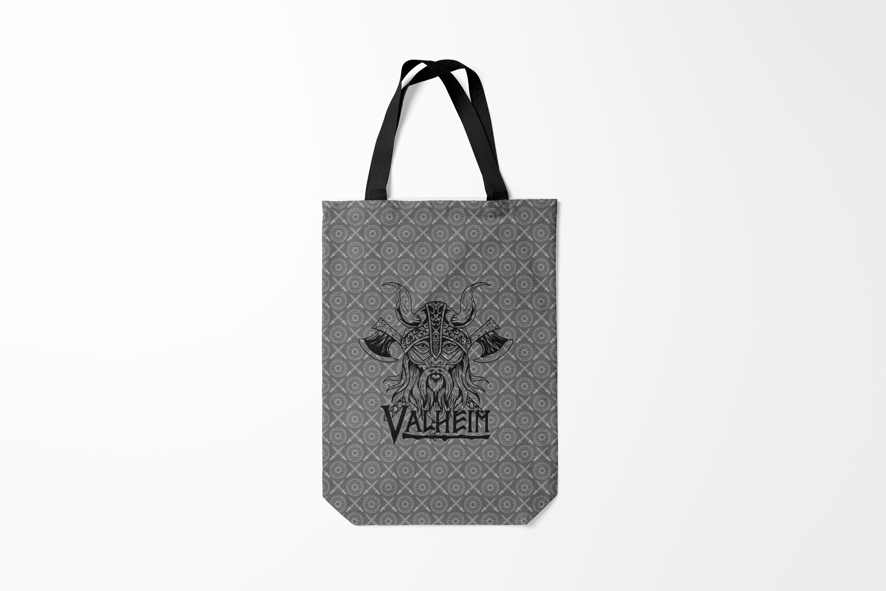 

Сумка шoппер унисекс Burnettie Valheim Viking dark,, Valheim Viking dark