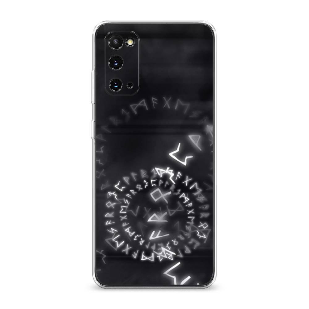 

Чехол на Samsung Galaxy S20 "Руны", Серый;черный, 29250-3