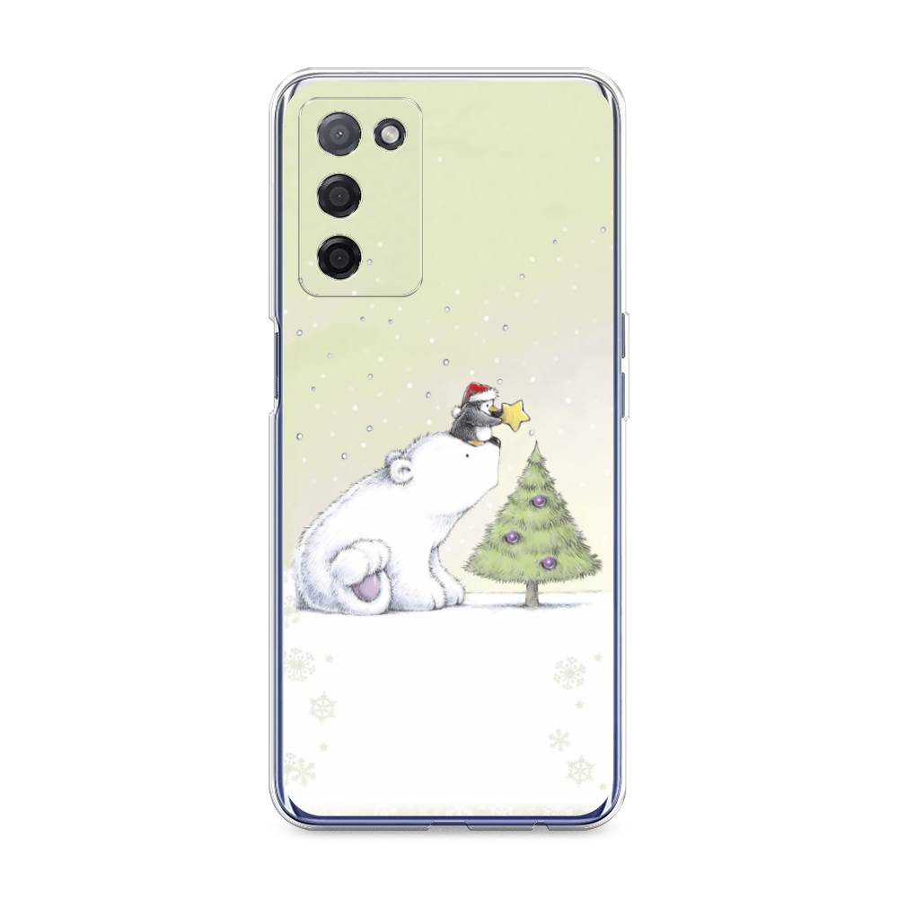 Чехол на Oppo A55 5G Украшение елки