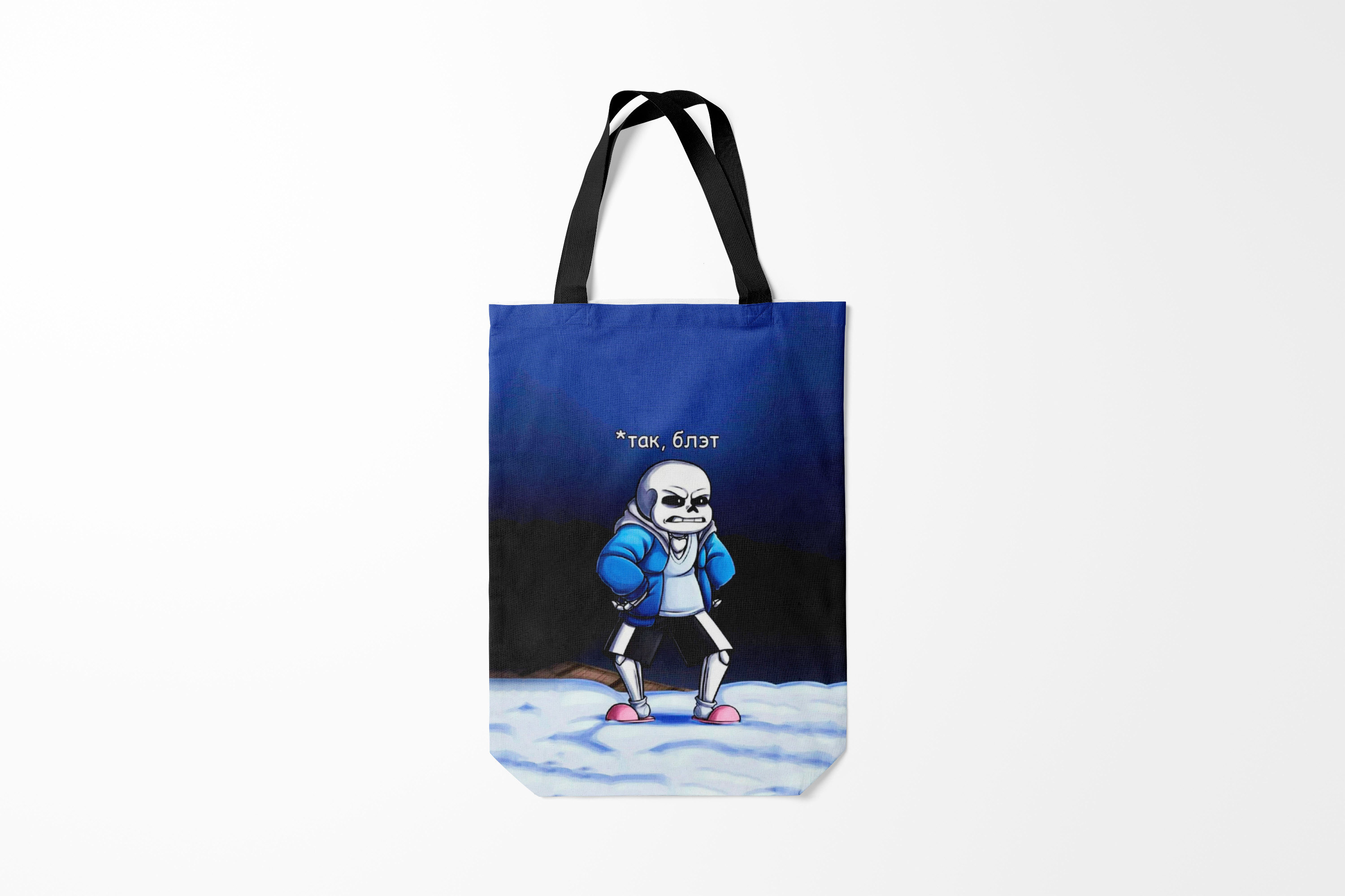

Сумка шoппер унисекс Burnettie Undertale ТАК БЛЭТ,, Undertale ТАК БЛЭТ