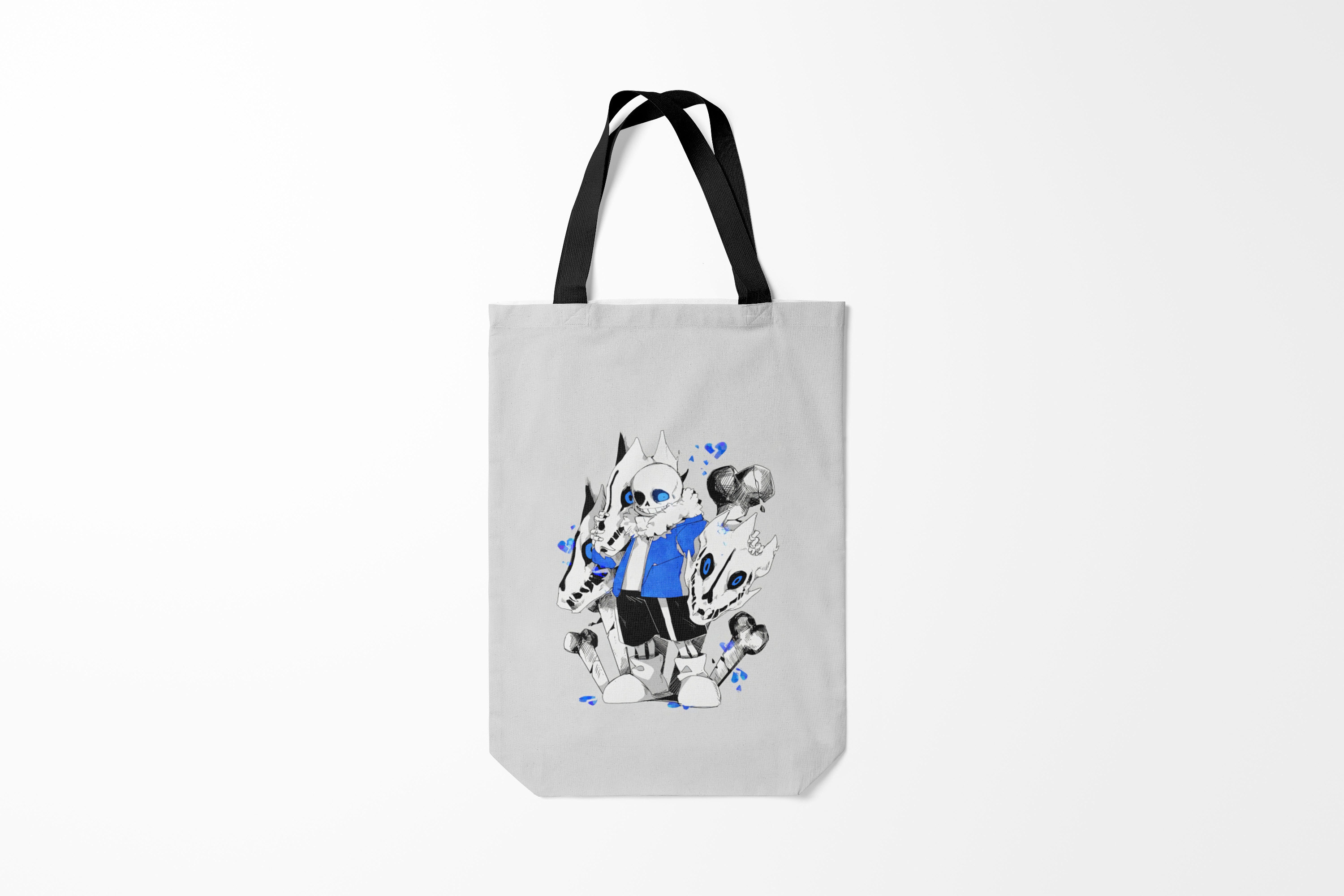 

Сумка шoппер унисекс Burnettie Undertale Санс и его мальчик,, Undertale Санс и его мальчик