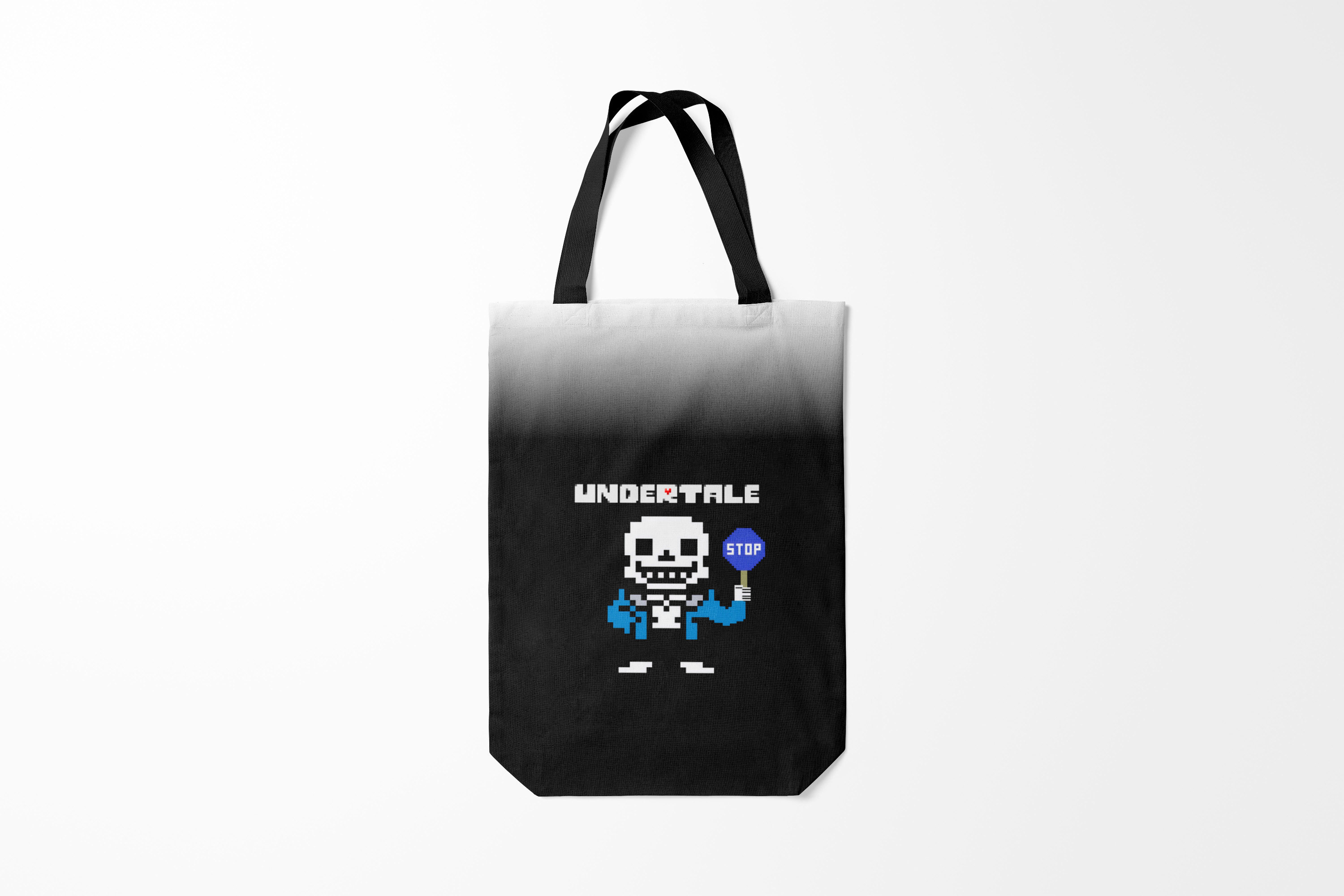 

Сумка шoппер унисекс Burnettie Undertale STOP.,, Undertale STOP.