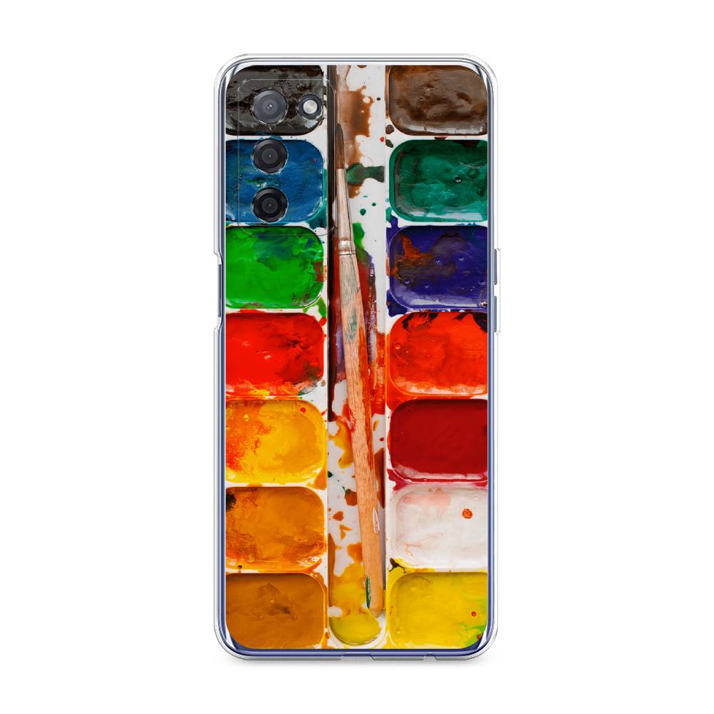 

Чехол на Oppo A55 5G "Акварель", 256250-4
