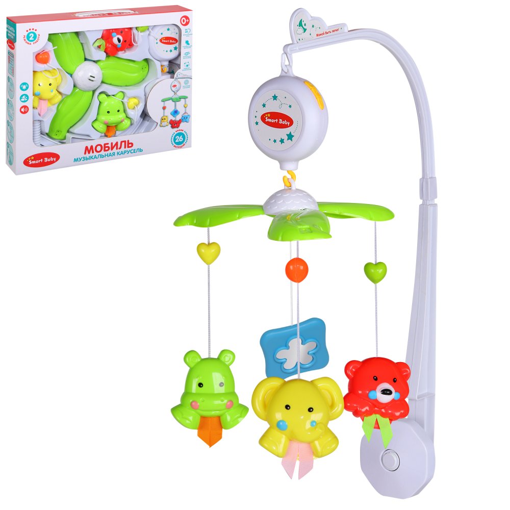 фото Мобиль smart baby с игрушками-подвесками jb0333673