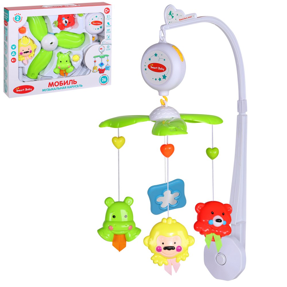 фото Мобиль smart baby с игрушками-подвесками jb0333674