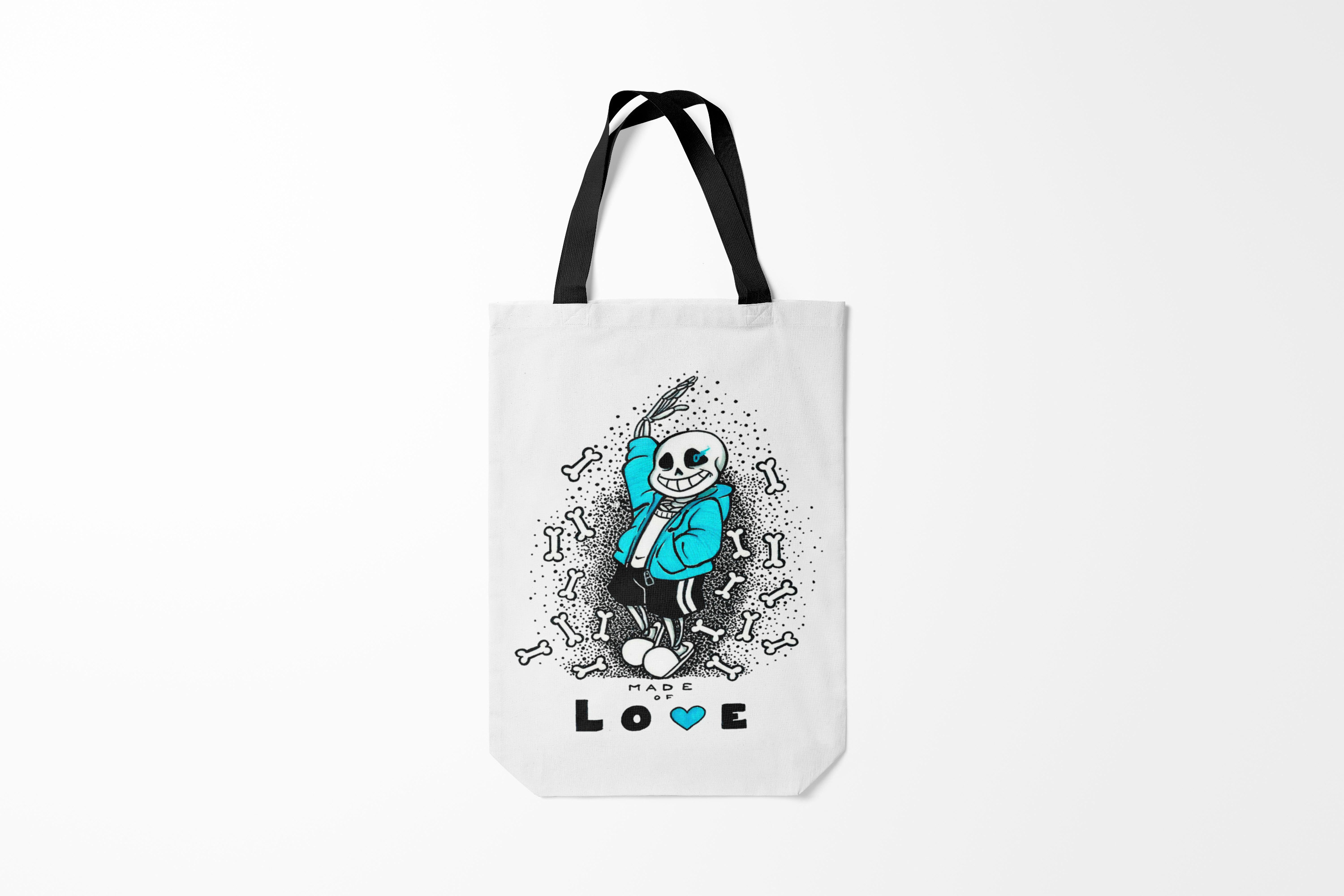 

Сумка шoппер унисекс Burnettie Undertale Made of love,, Undertale Made of love