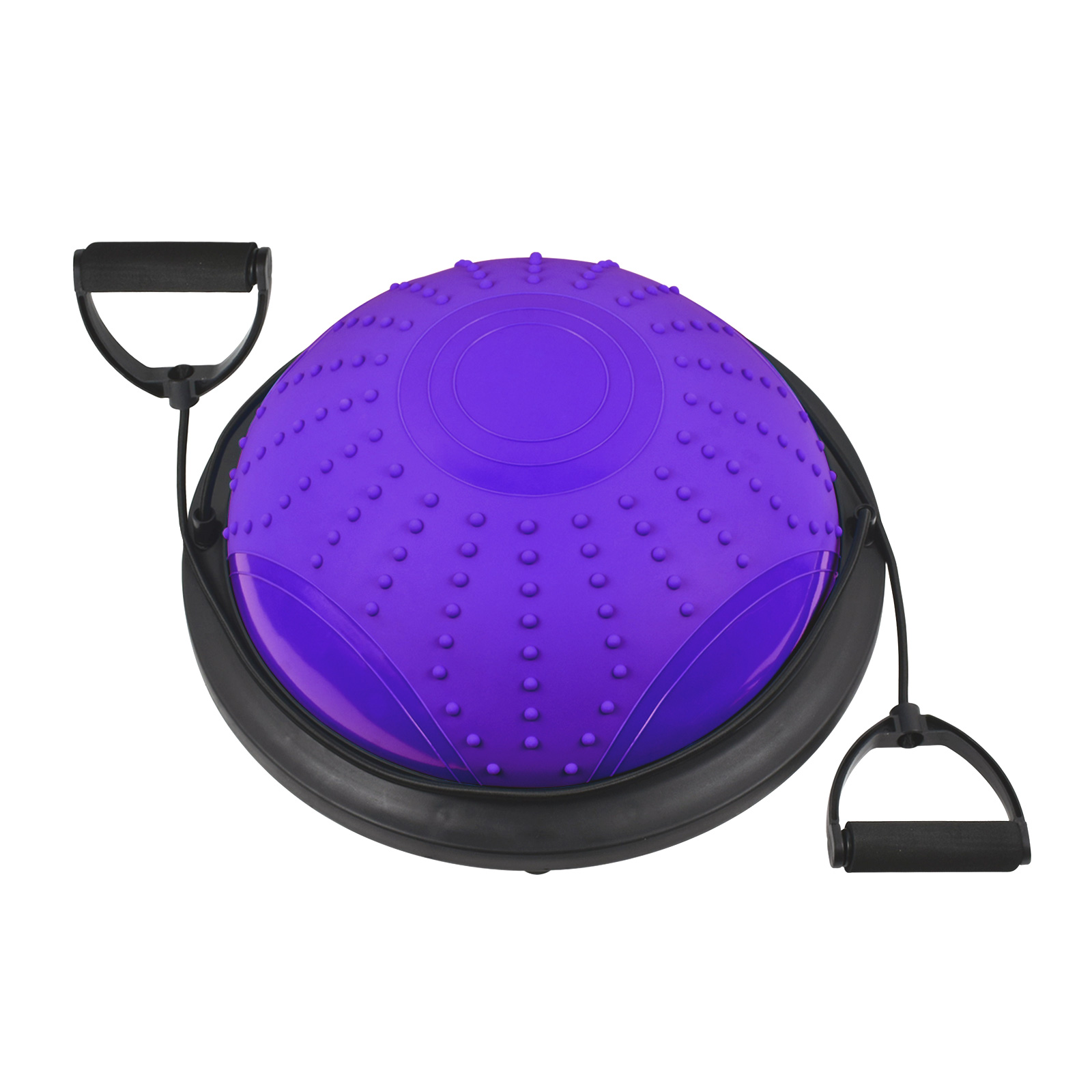 Полусфера для фитнеса массажная (мяч Босу) CLIFF 45см, фиолетовая