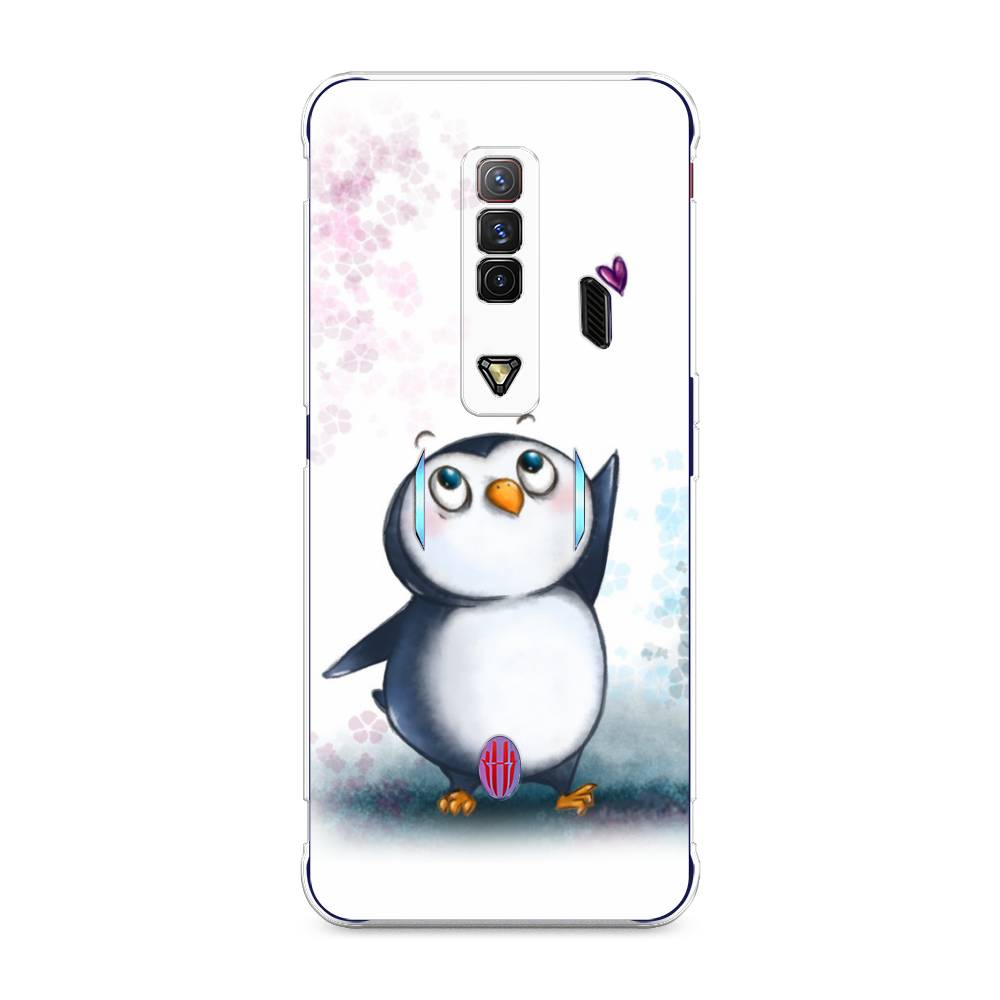 

Чехол Awog на ZTE Nubia Red Magic 7 / ЗТЕ Нубиа Ред Мэджик 7 "Пингвин и сердечко", Разноцветный, 135950-1