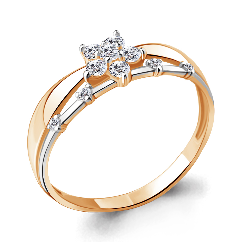 

Кольцо из серебра р. 16,5 AQUAMARINE 68007А_925_з, 68007А_925_з