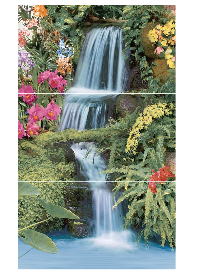 

Dec Cascade Panno (панно из 3-х шт) КПН16Cascade 75х45