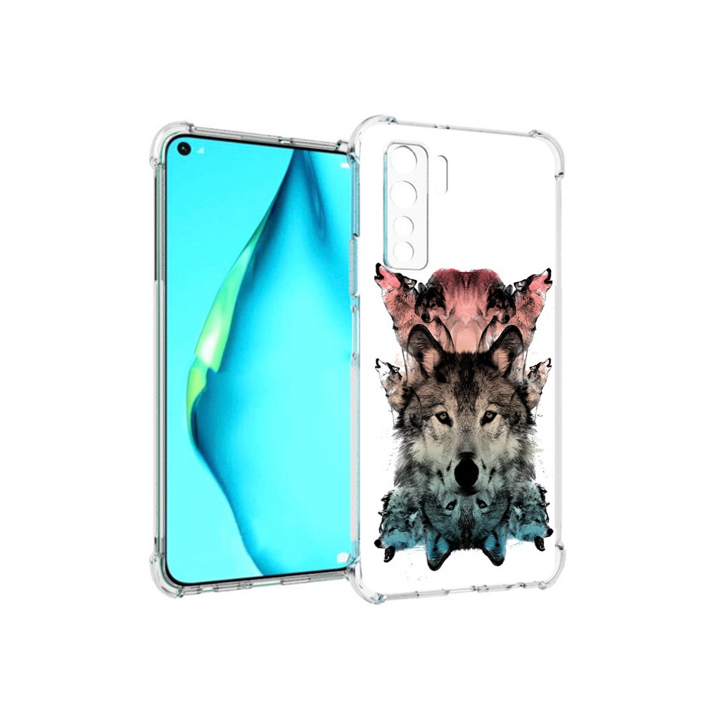 

Чехол MyPads Tocco для Huawei Nova 7 SE стая, Прозрачный, Tocco