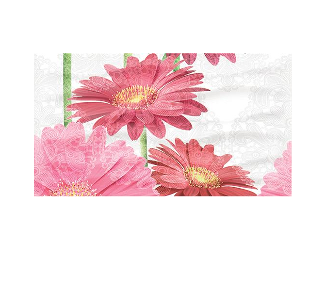 

Dec Gerbera Panno B КПН16GerberaB 25х45