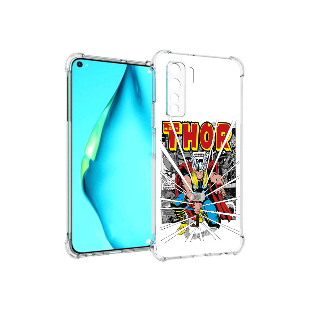 

Чехол MyPads Tocco для Huawei Nova 7 SE тор рисунок, Прозрачный, Tocco