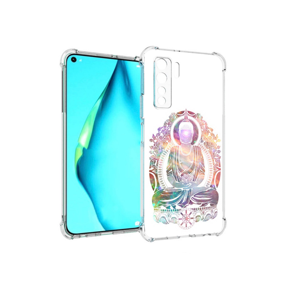 

Чехол MyPads Tocco для Huawei Nova 7 SE умный мужчина абстракция, Прозрачный, Tocco
