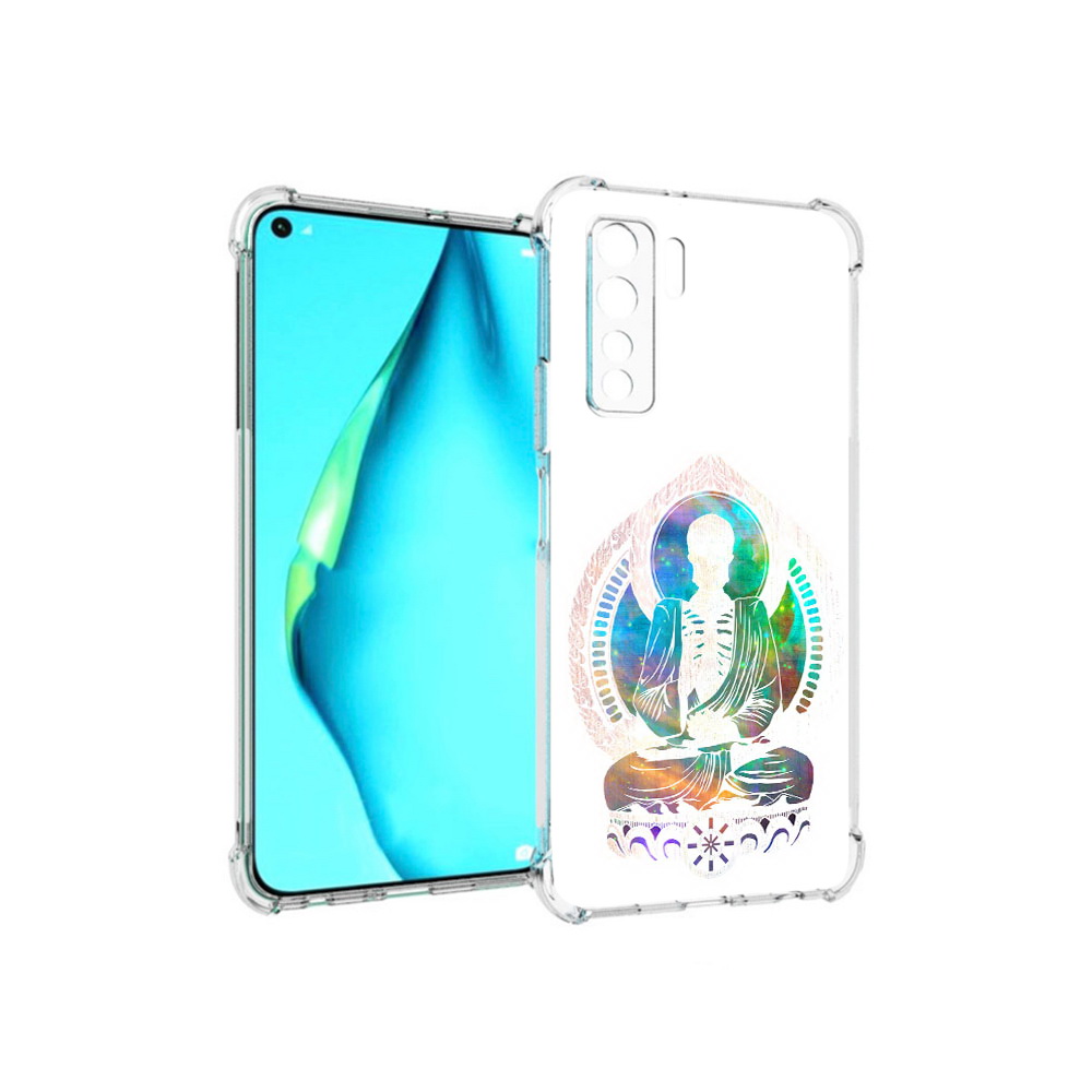 Чехол MyPads Tocco для Huawei Nova 7 SE умный скелет