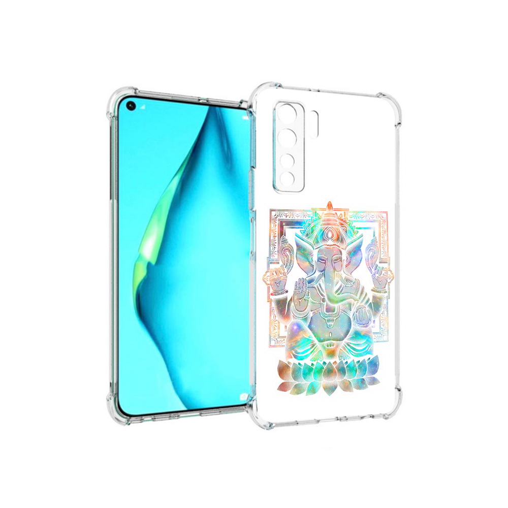 

Чехол MyPads Tocco для Huawei Nova 7 SE умный слон, Прозрачный, Tocco